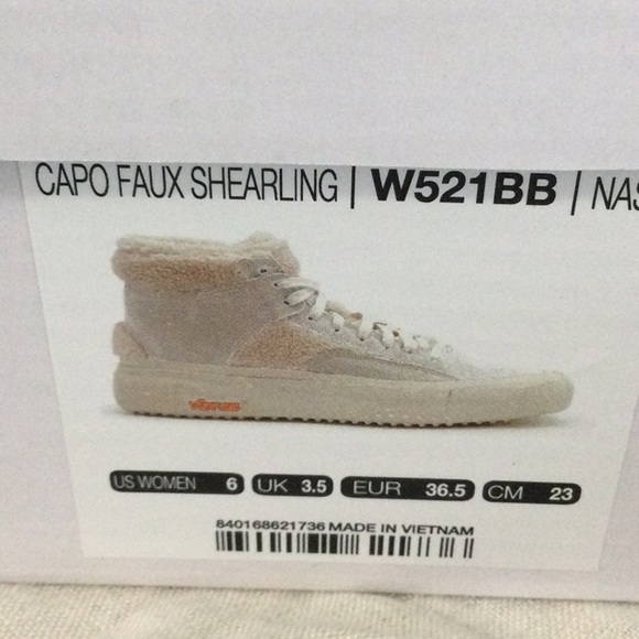 Brandblack Capo Faux Shearling Ankle Sneaker Size 6 - Picture 13 of 13